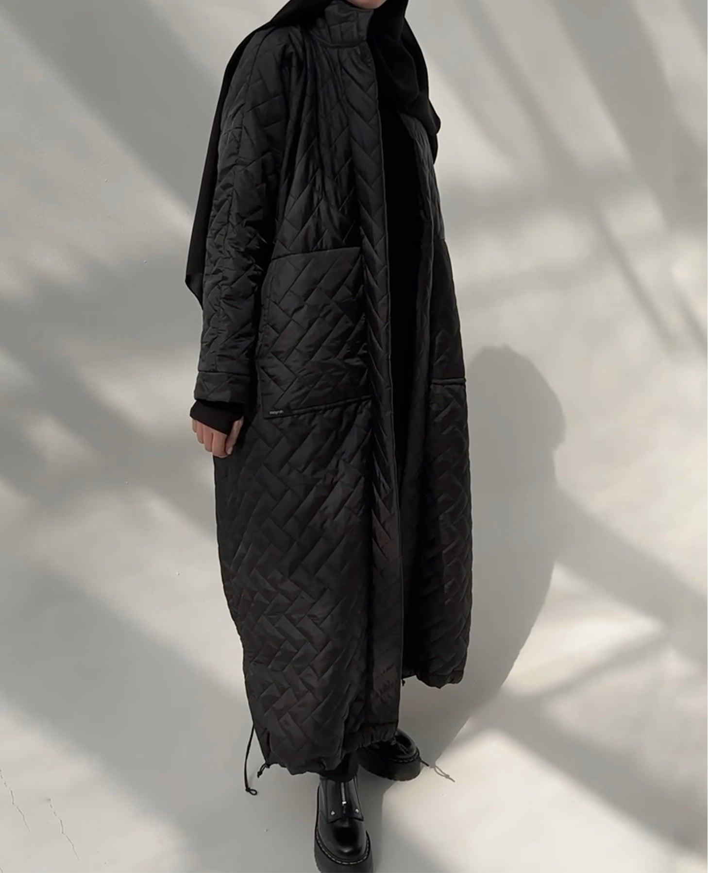 Jacket oversize noire