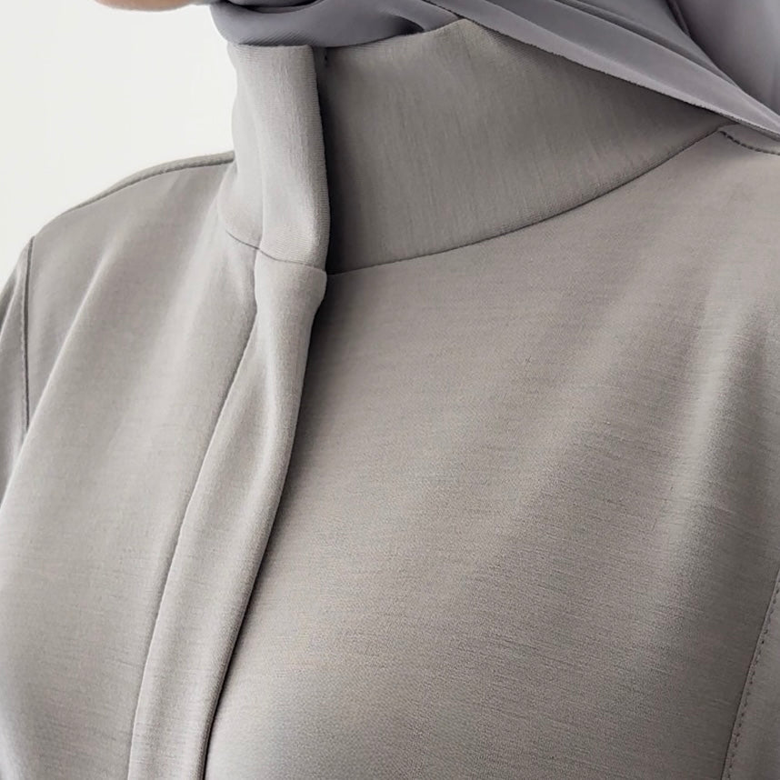 Abaya sweat grey
