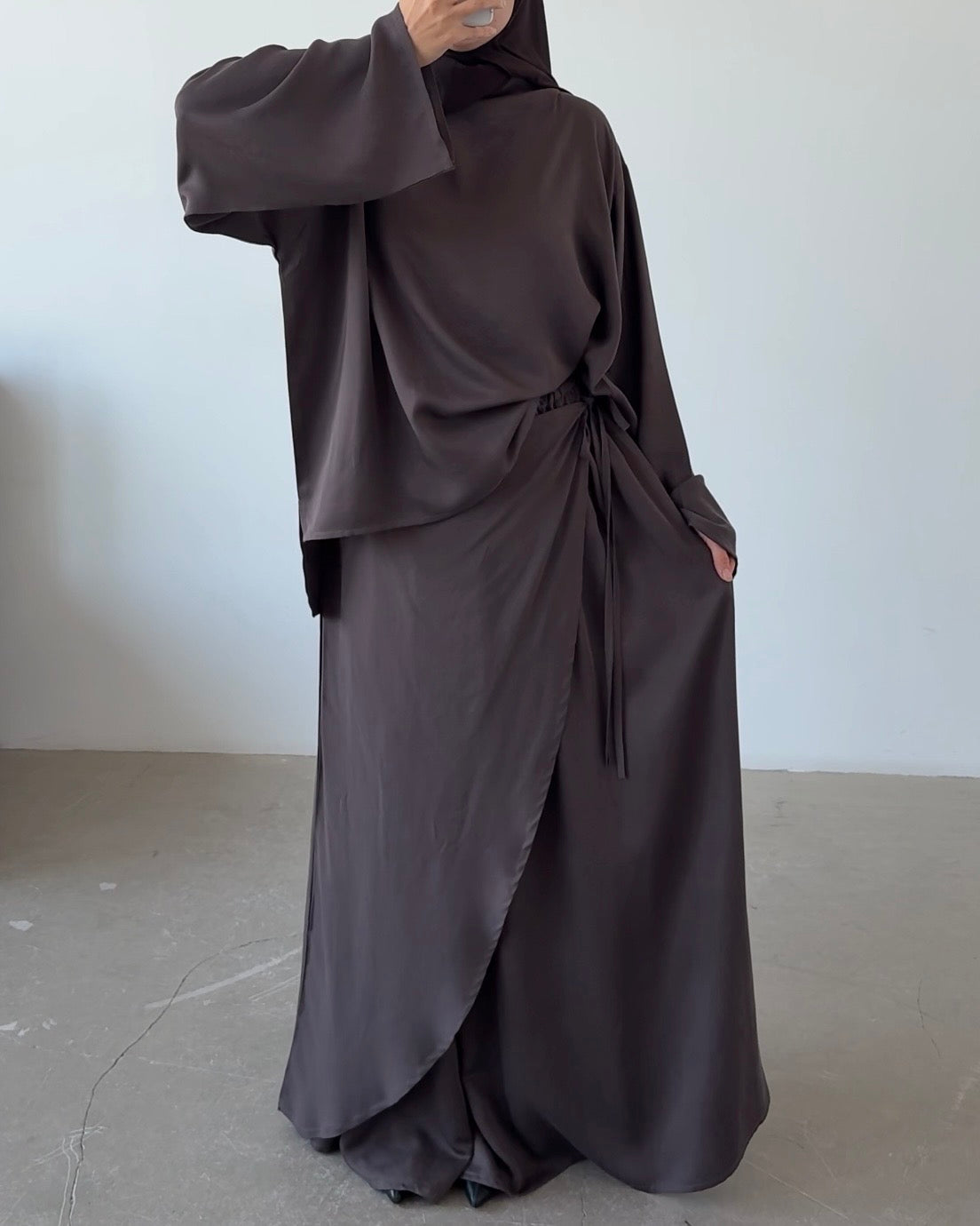 Sarouel portefeuille deep brown
