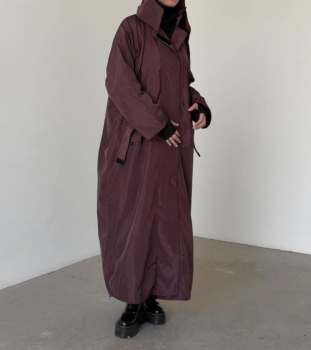 Parka rain burgundy