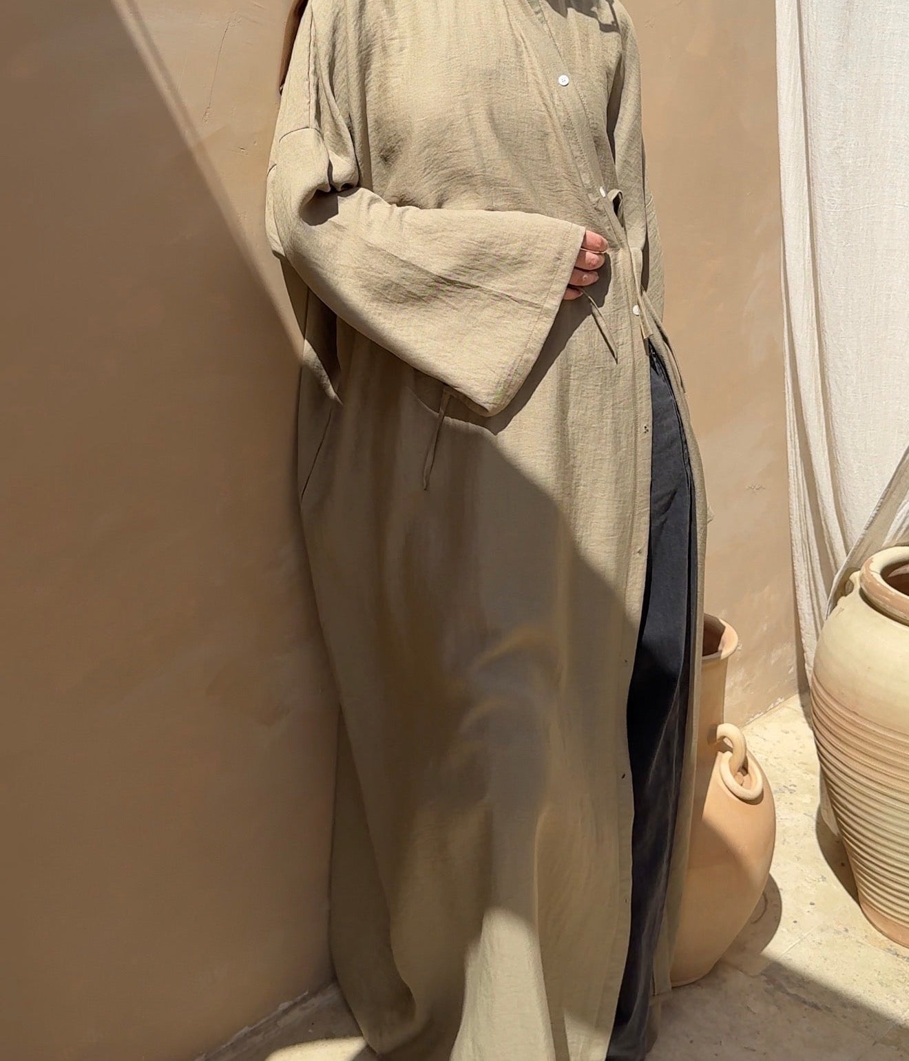 Chemise Baia kaki