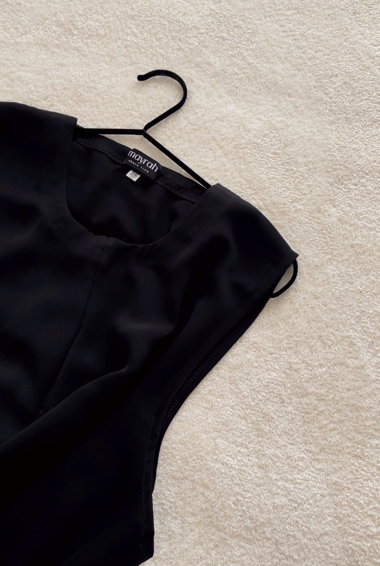 Sous-abaya allaitement noire - vue 2 - Mayrah