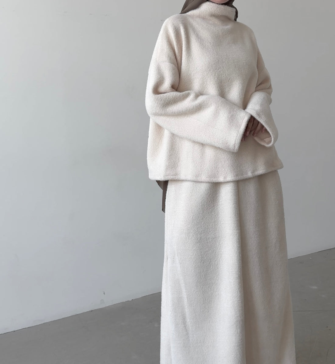 Skirt winter off white