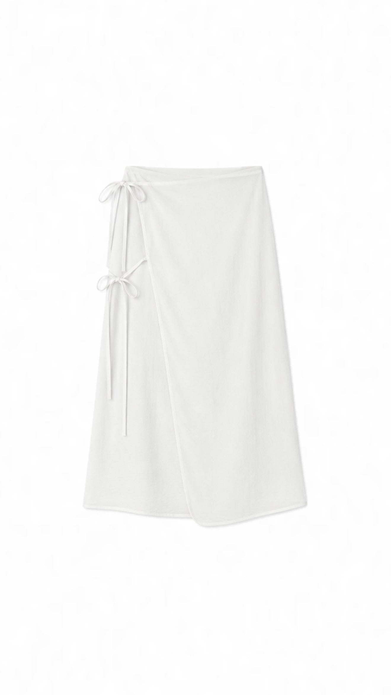 Jupe portefeuille blanc