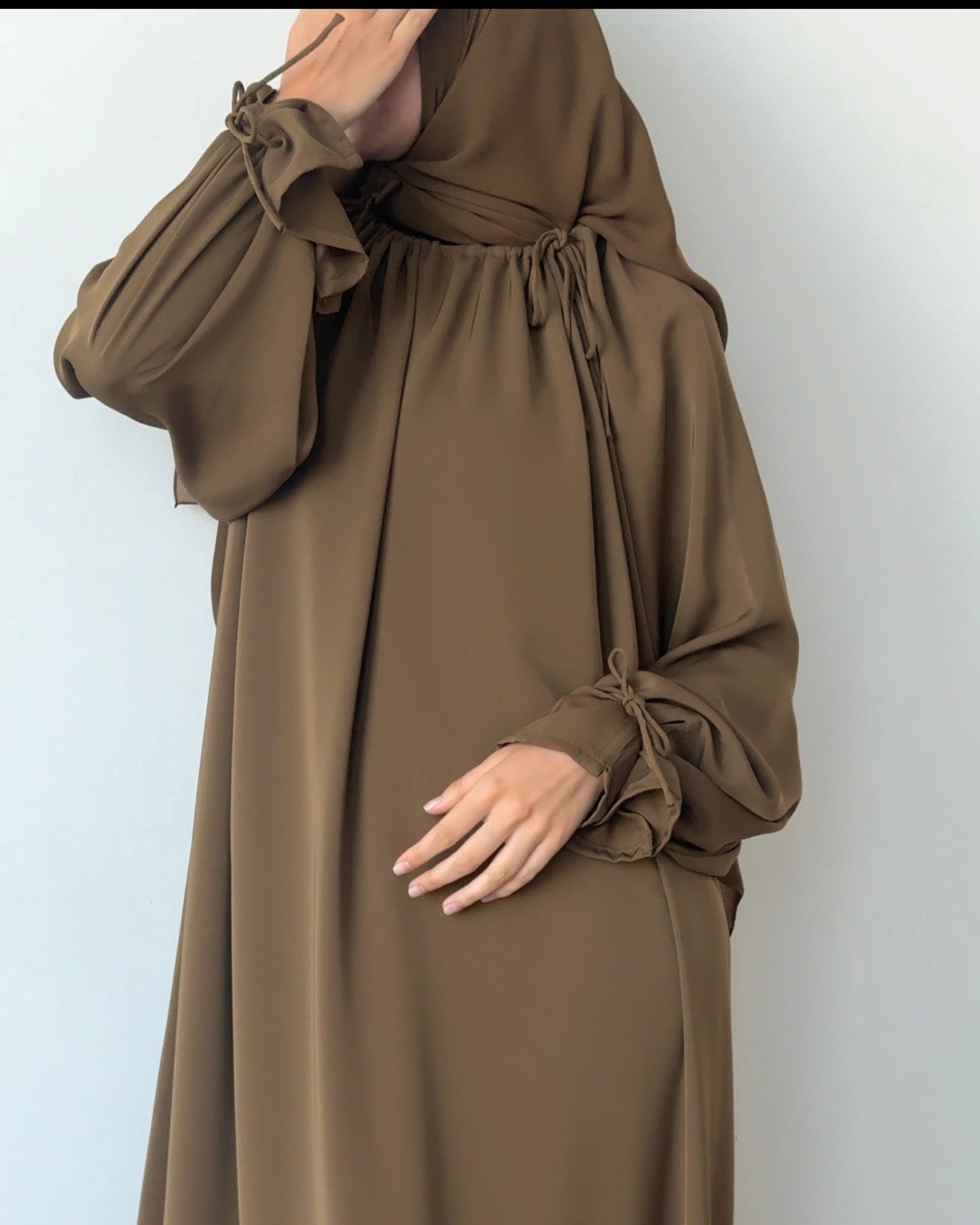 Essential dress olive