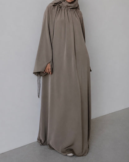 Essential dress taupe