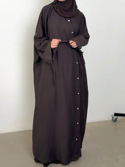 Chemise Baia dark brown