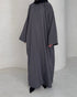 Abaya Nao anthracite - vue 2 - Mayrah