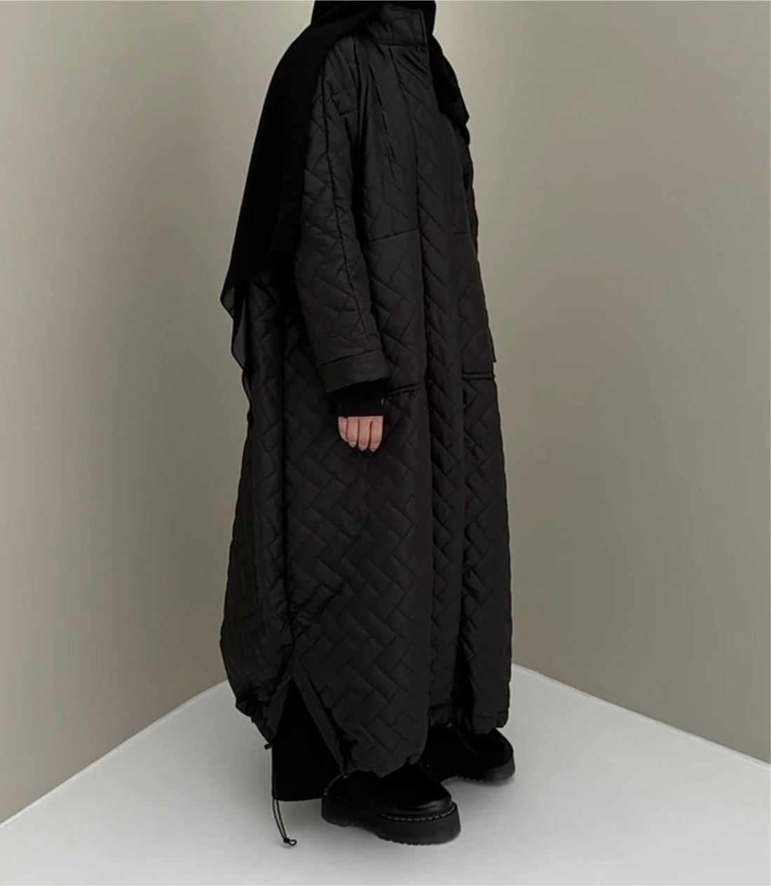 Jacket oversize noire