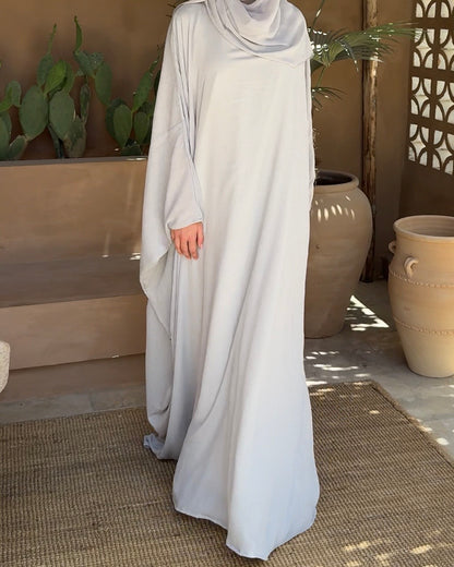 Abaya Origami Summer gris