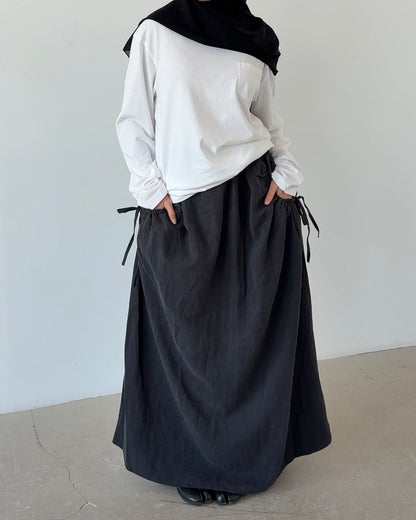 Jupe lyocell noir