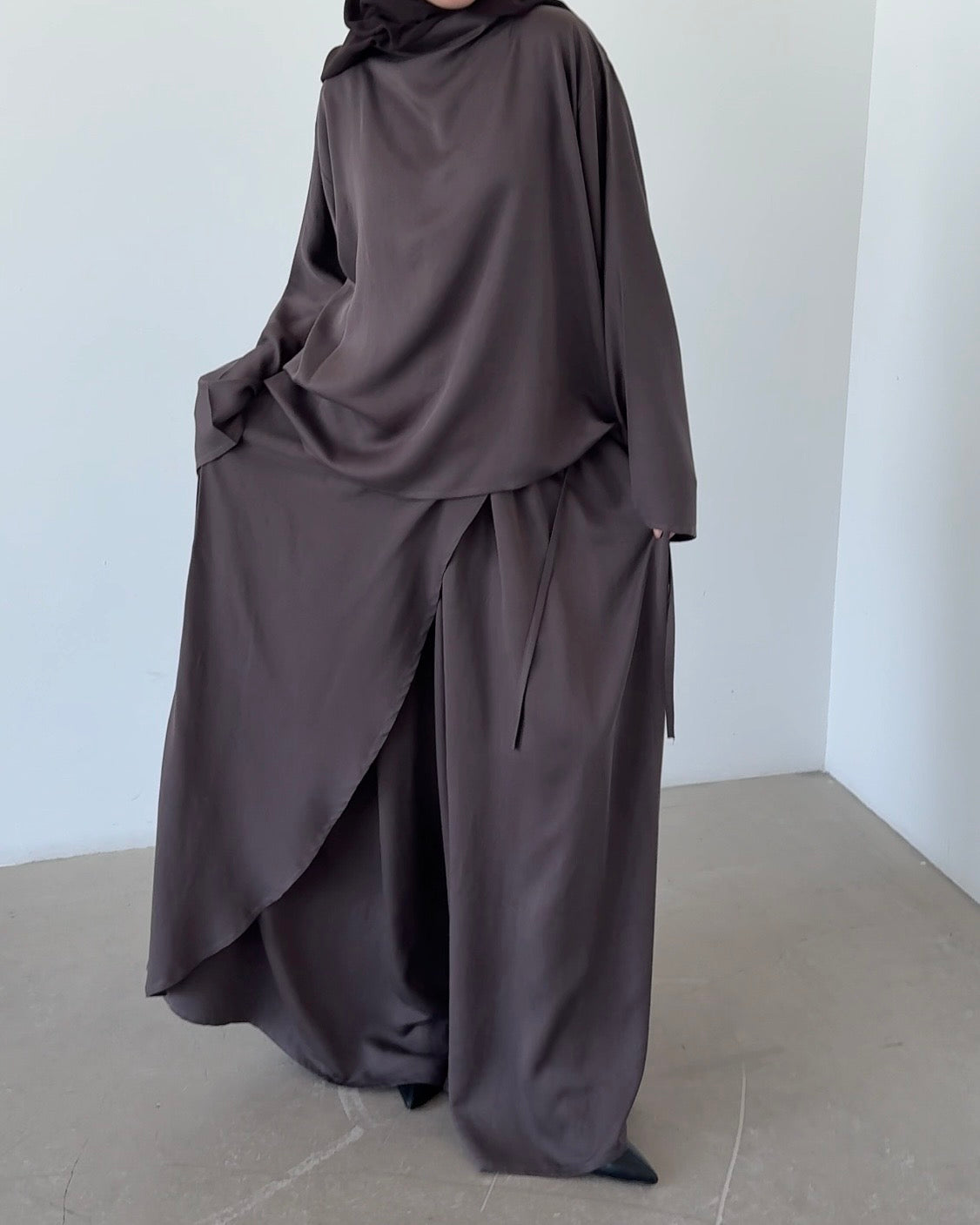 Sarouel portefeuille deep brown
