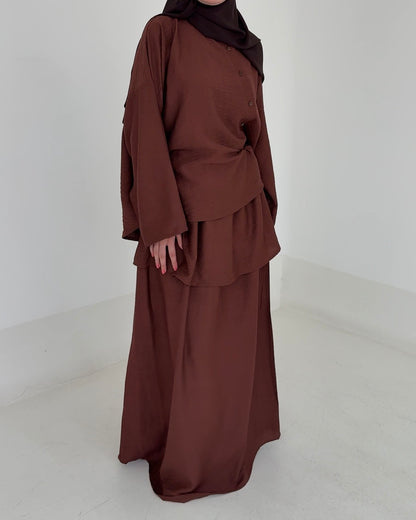 Set layering acajou