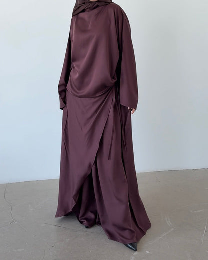 Sarouel portefeuille light plum