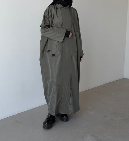 Parka rain khaki