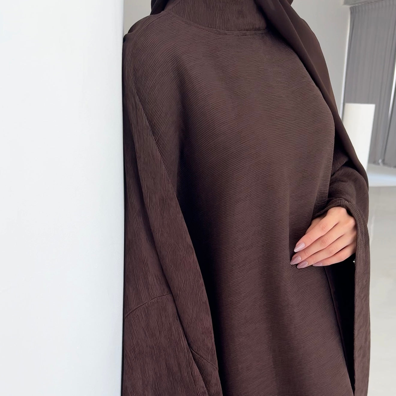 Abaya Ribbed
