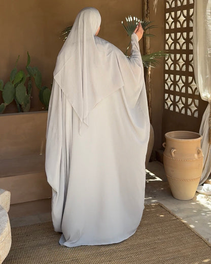 Abaya Origami Summer gris