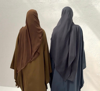 Hijab mousseline - vue 3 - Mayrah
