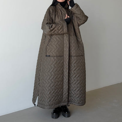 Jacket oversize khaki doux