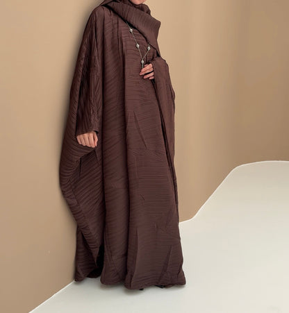 Abaya Origami chocolat