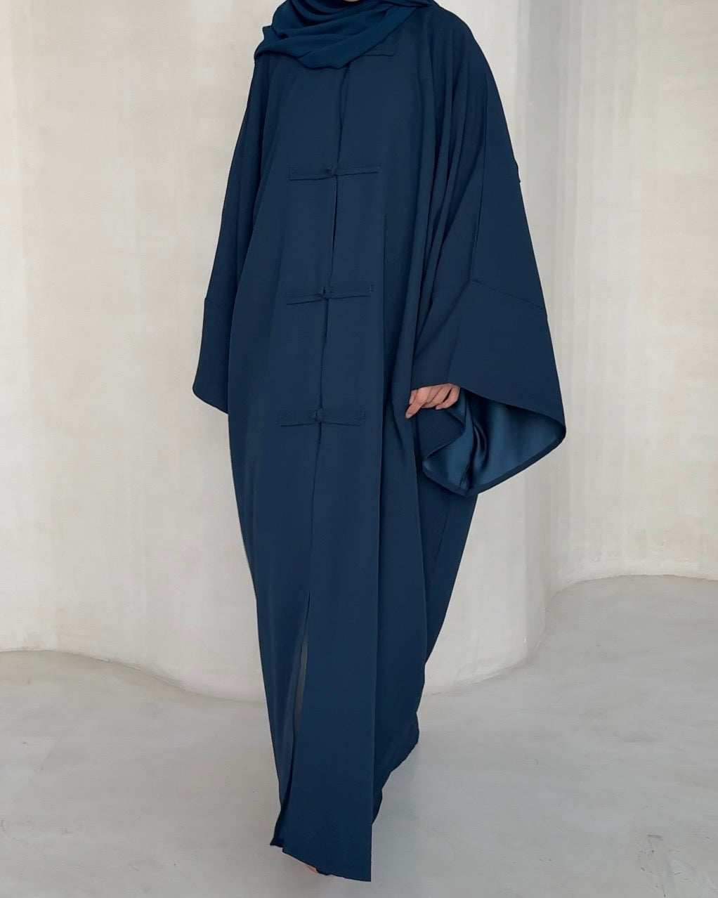 Abaya Nami dark emerald - vue 2 - Mayrah