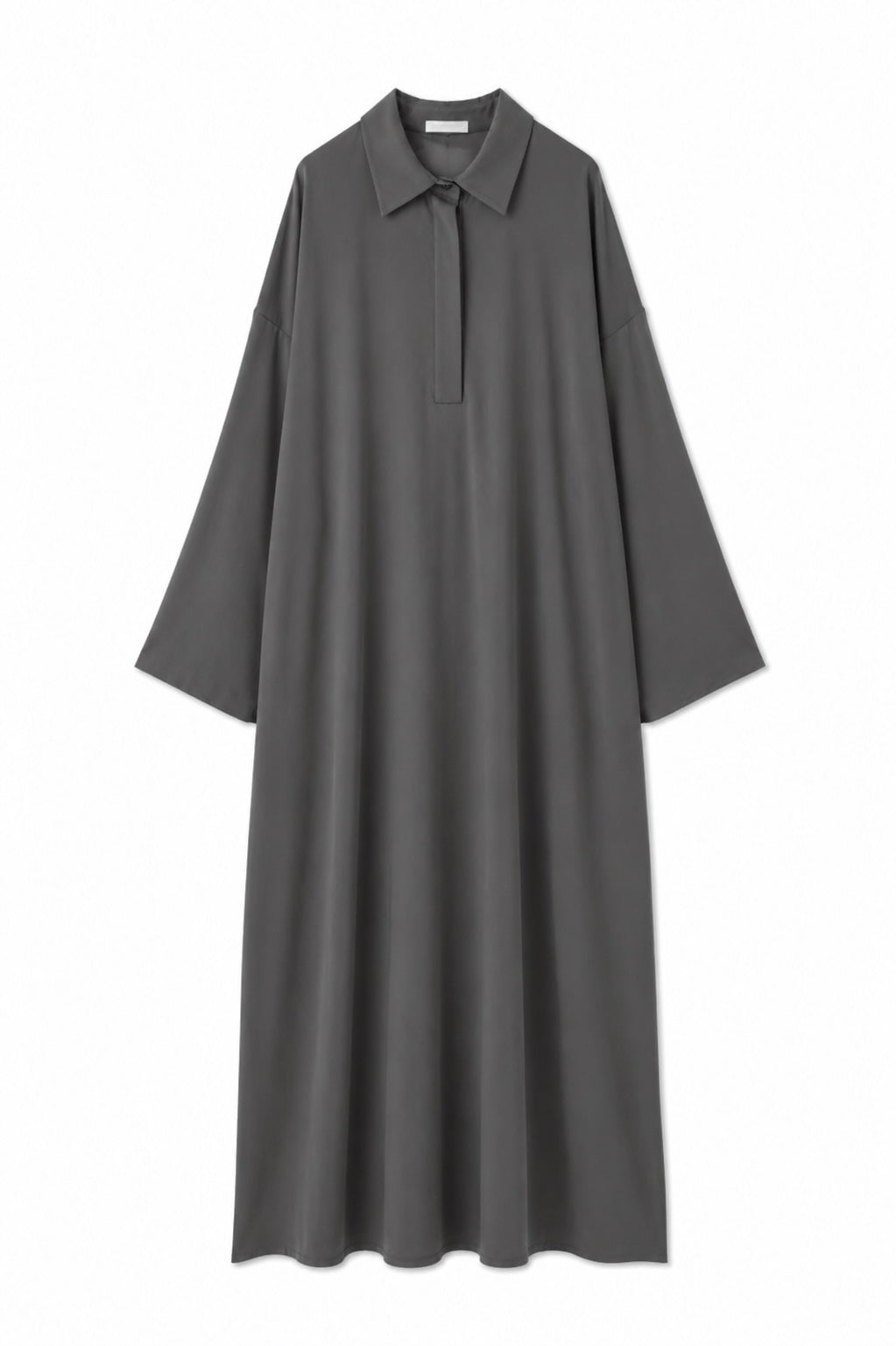 Robe à col sauge