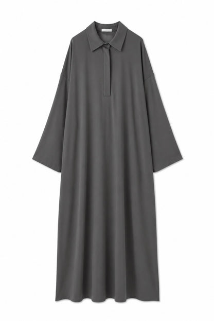 Robe à col sauge