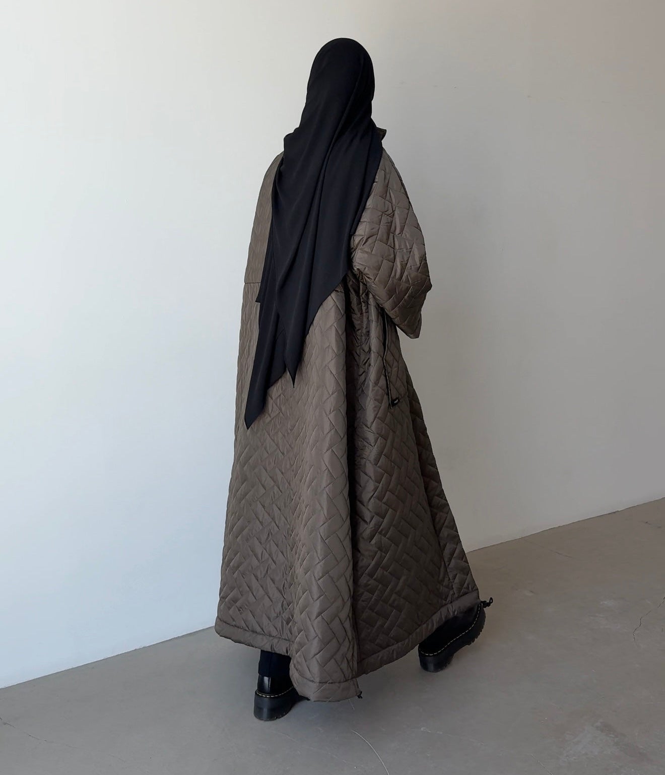 Jacket oversize khaki doux