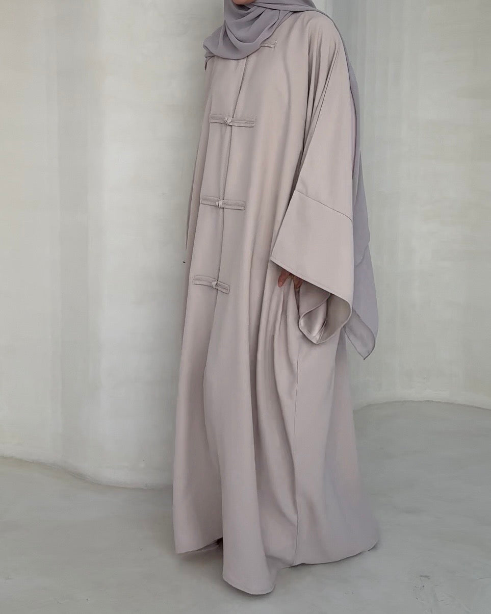 Abaya Nami cream - vue 2 - Mayrah