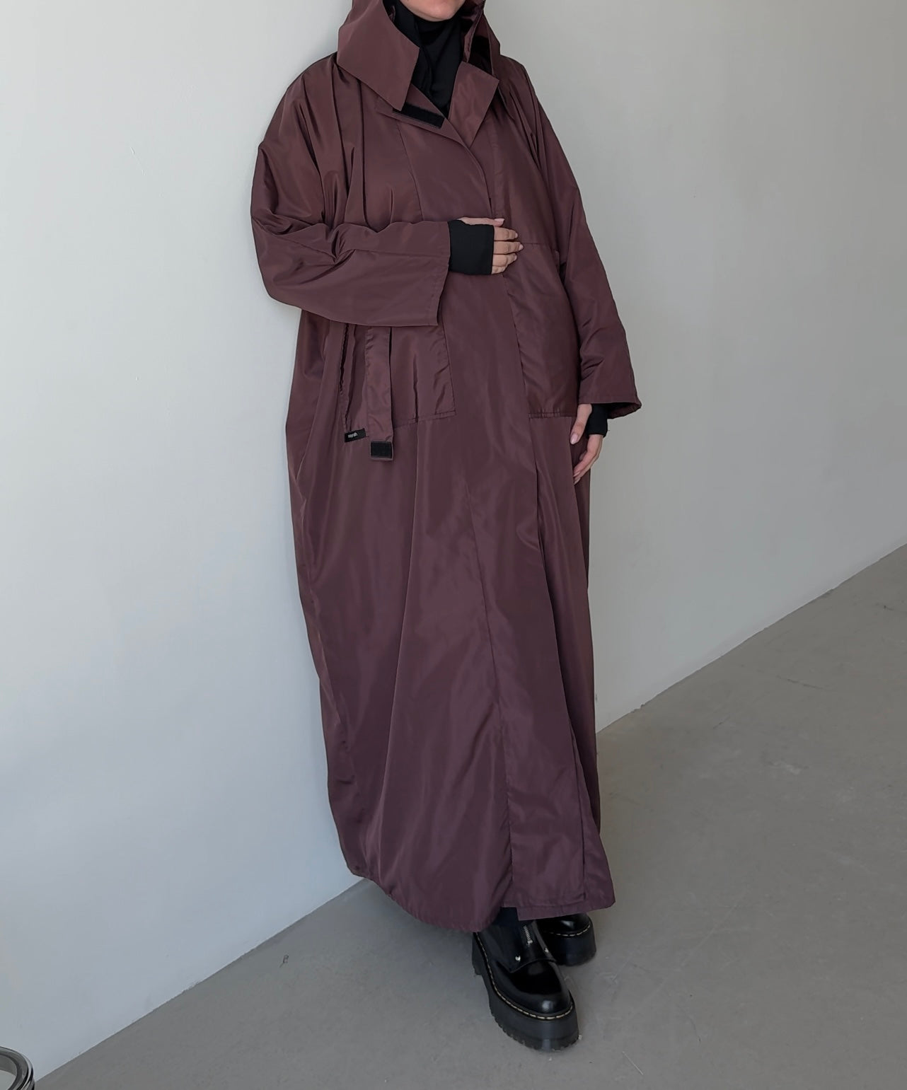 Parka rain burgundy