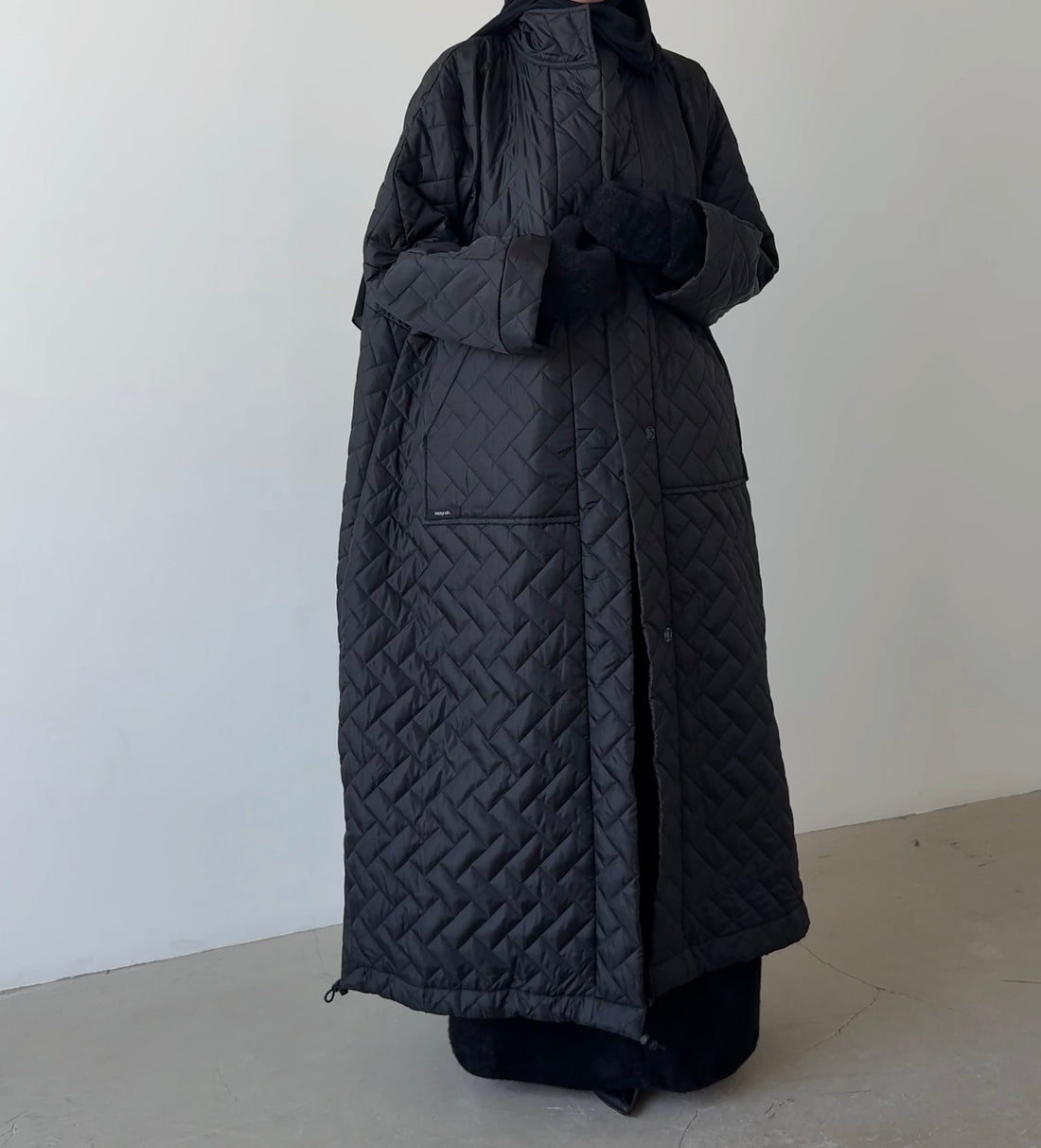 Jacket oversize noire