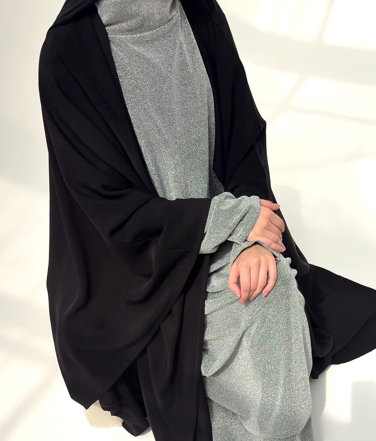 Abaya naveah silver