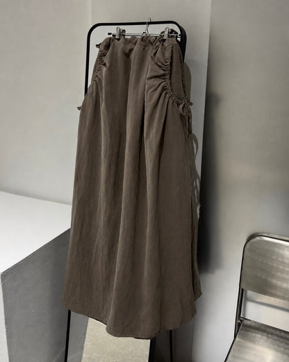 Jupe lyocell taupe