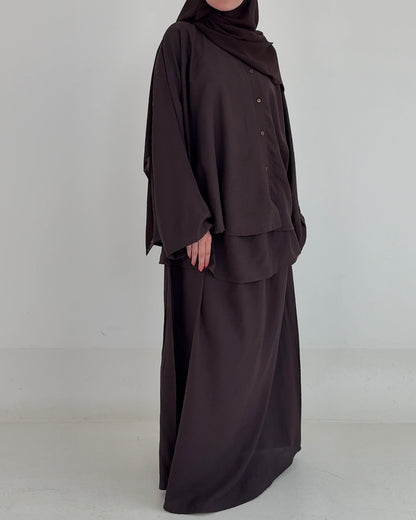 Set layering deep brown