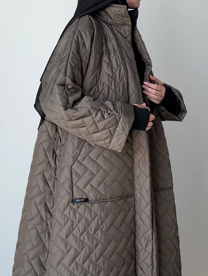 Jacket oversize khaki doux