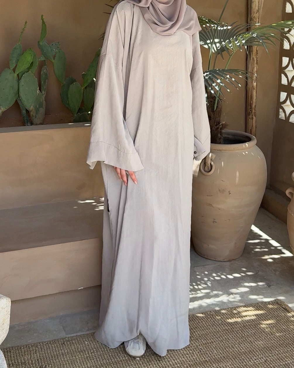Abaya Syma greige