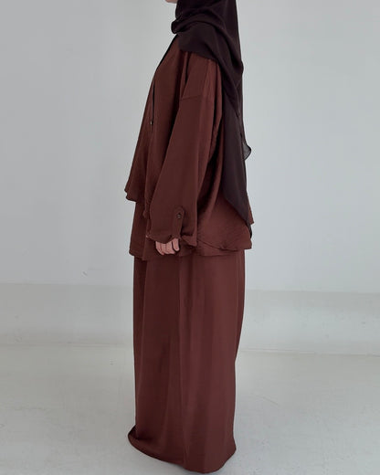 Set layering acajou