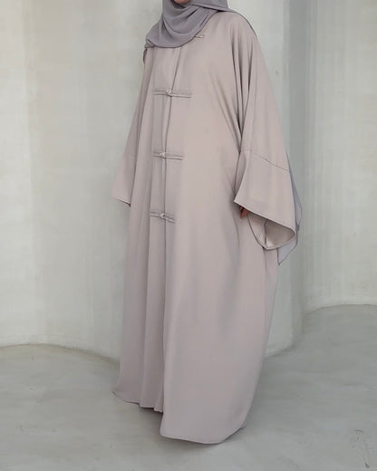 Abaya Nami cream - vue 3 - Mayrah