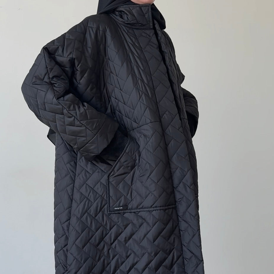 Jacket oversize noire