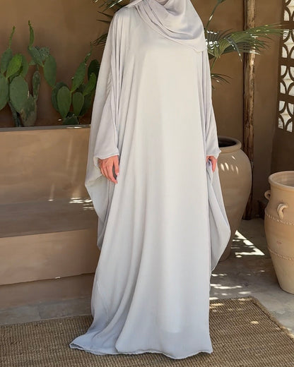 Abaya Origami Summer gris