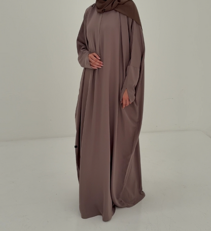 Abaya Aya taupe