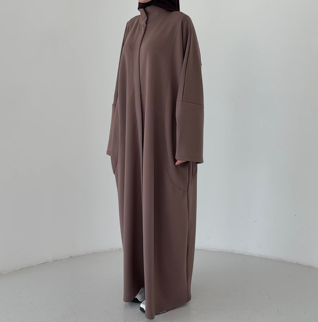 Abaya sweat chocolat