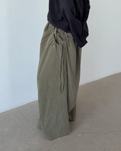 Jupe lyocell khaki