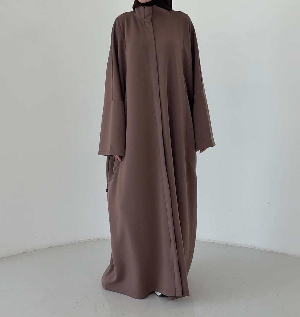 Abaya sweat chocolat