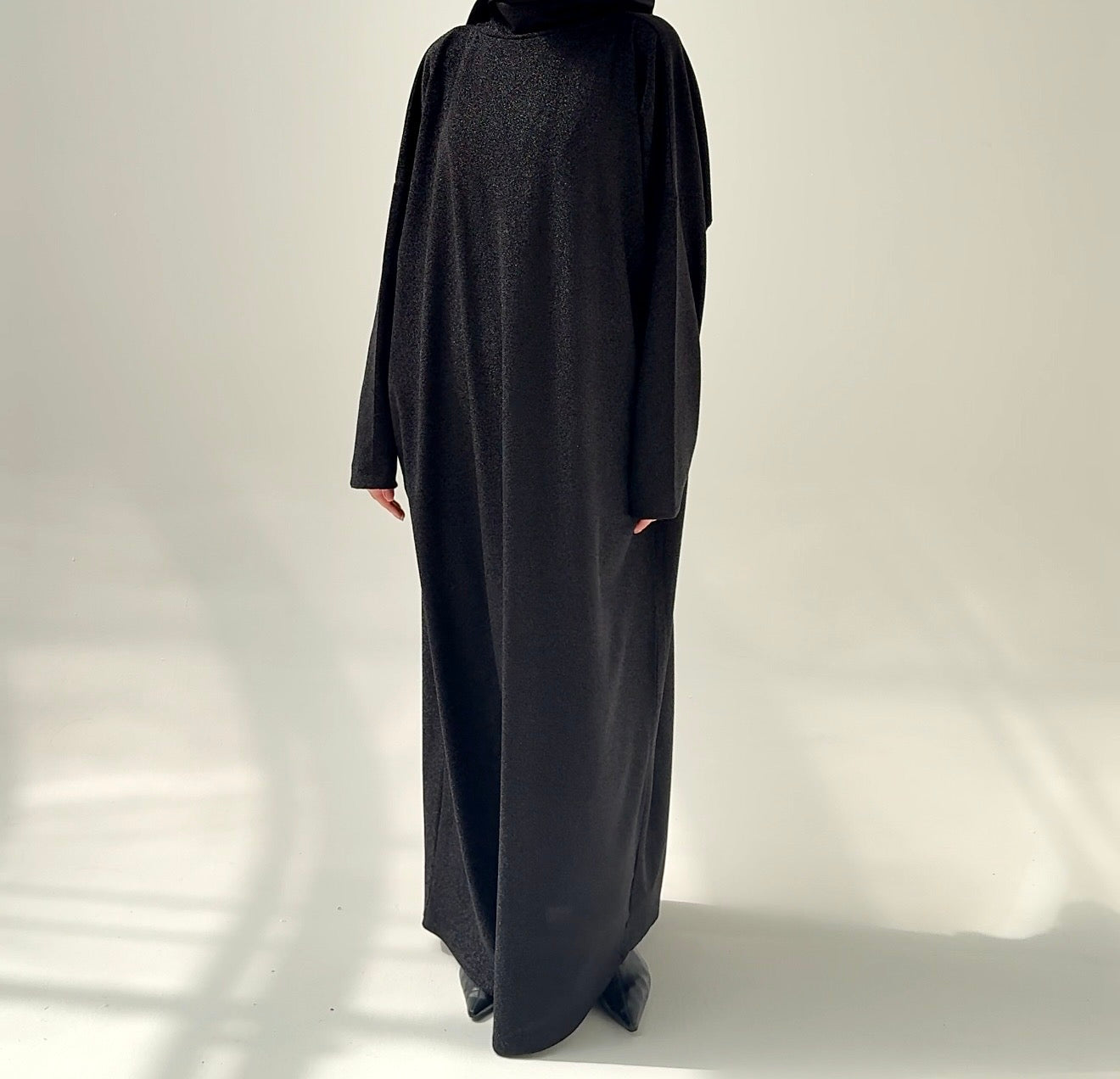 Abaya naveah black glitter