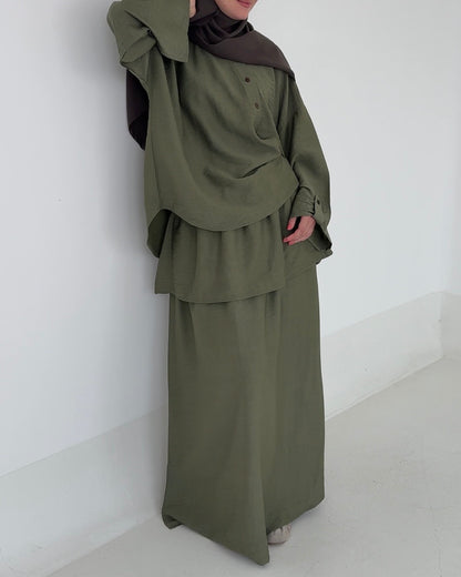 Set layering sage olive