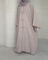Abaya Nami cream kimono fermetures mandarin - Mayrah
