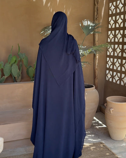 Abaya Origami Summer bleu nuit