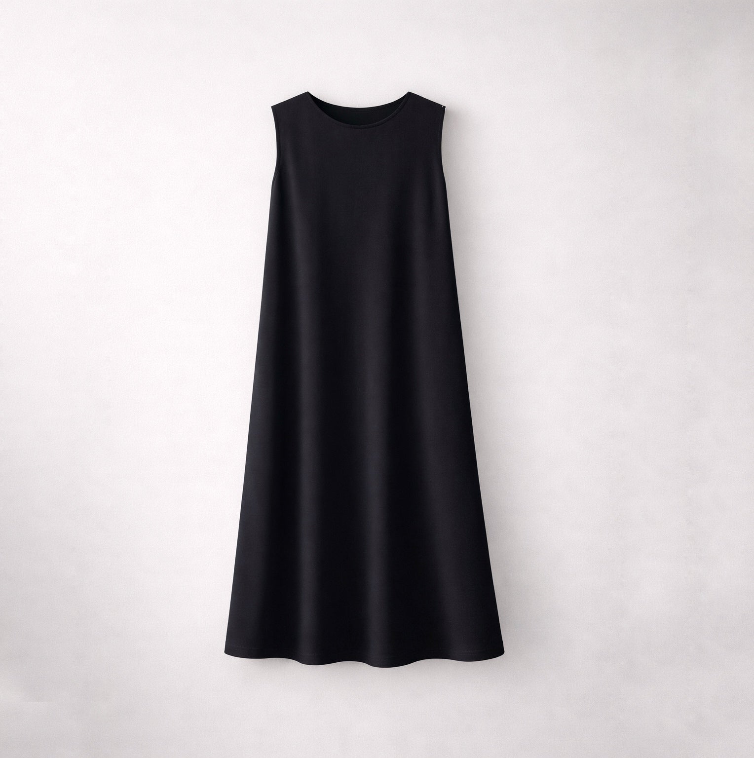 Sous-abaya noire MAYRAH - pièce fluide sans manches option allaitement, mode pudique premium