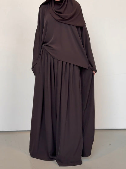 Tunique Yuna dark brown